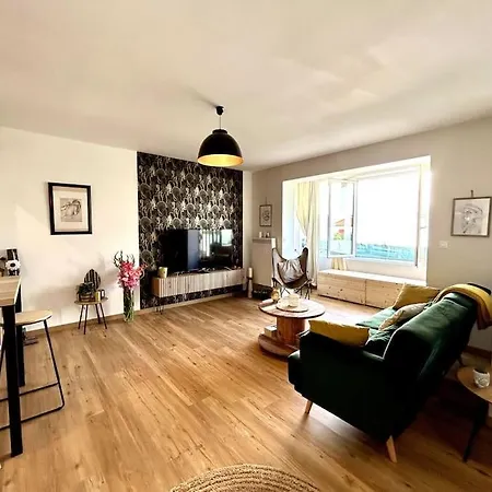 Le Petit Nid Douillet - Maison Avec Vu Sur Le Pont Transbordeur 度假居